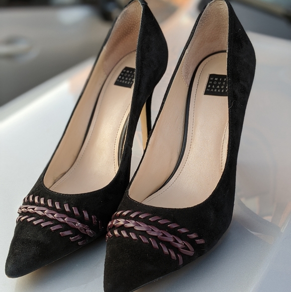 WHBM Olivia Whipstitch Heels - Picture 1 of 2